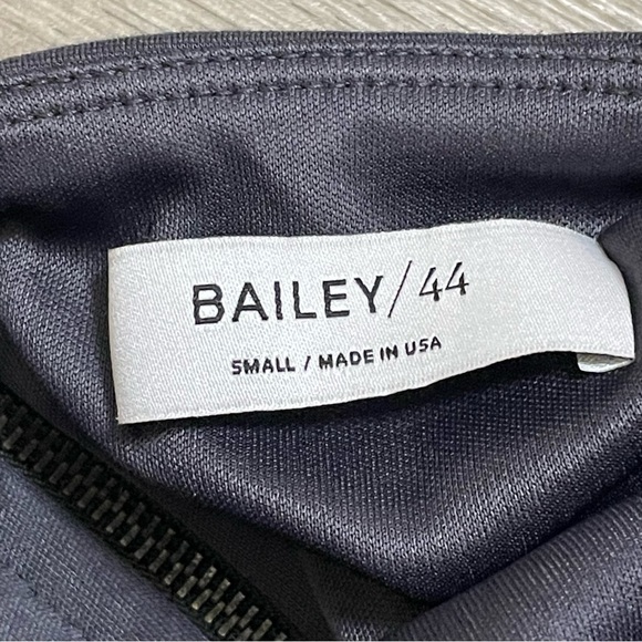 BAILEY/44 Women's SLEEVELESS ASH GRAY MARRAKESH DRESS EXPOSED ZIPPER Sz S NWT - Picture 6 of 10